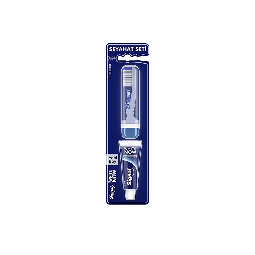 Signal Diş Macunu 14 ml + Diş Fırçası Seyahat Seti