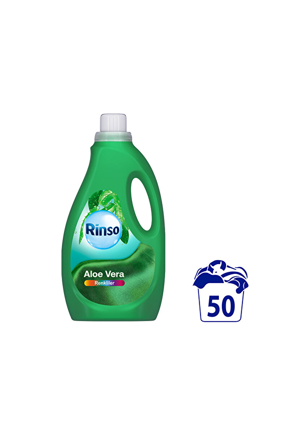 Rinso Sıvı Bakım Deterjanı Aloe Vera 50 Yıkama 2500 ml