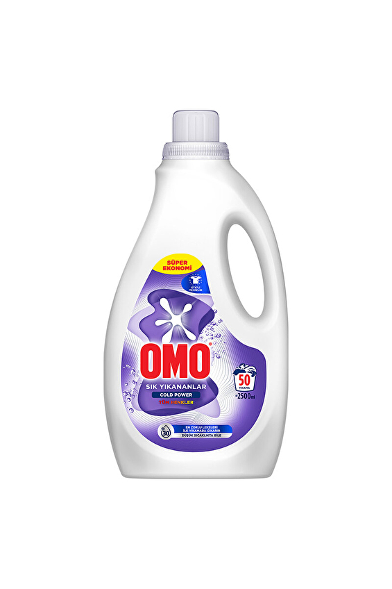 Omo Sıvı Çamaşır Deterjanı Sık Yıkananlar 50 Yıkama 2500 ml