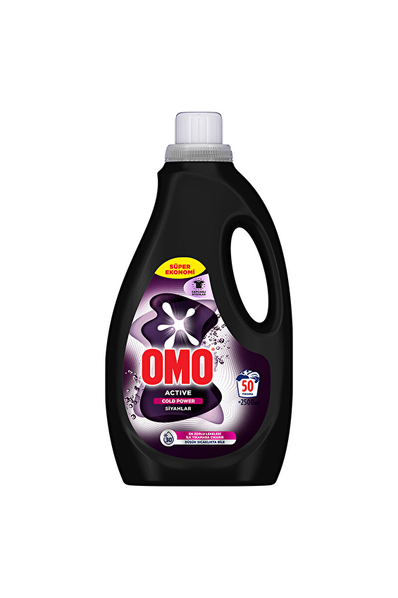 Omo Sıvı Çamaşır Deterjanı Siyahlar 50 Yıkama 2500 ml