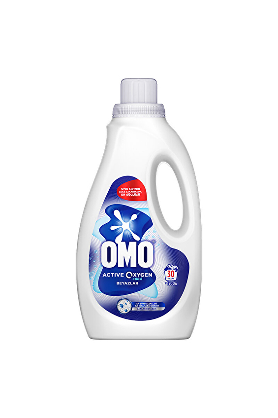 Omo Sıvı Çamaşır Deterjanı Active Oxygen 30 Yıkama 1500 ml