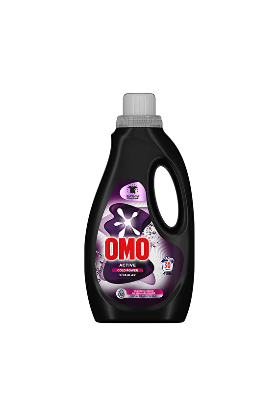 Omo Sıvı Çamaşır Deterjanı Siyahlar 30 Yıkama 1500 ml