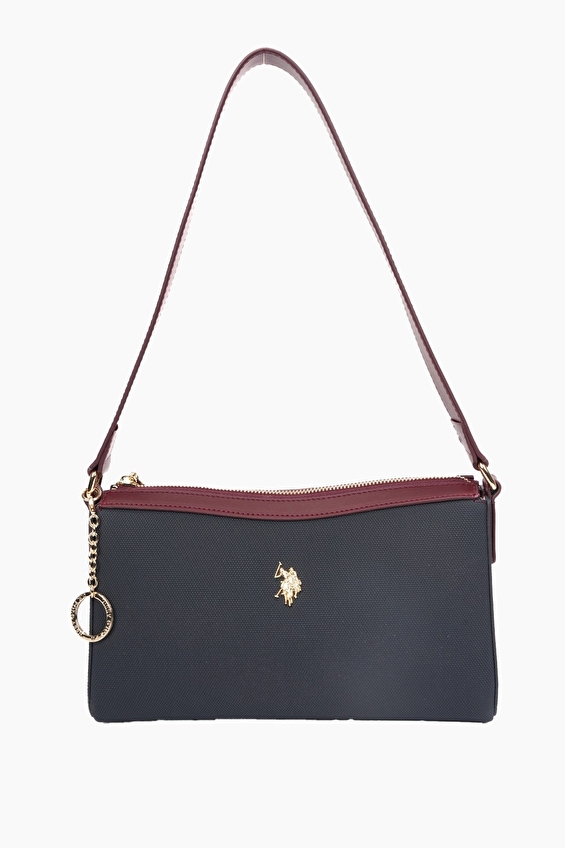 U.S. Polo Assn. Kadın Omuz Çantası US26654 Lacivert/bordo