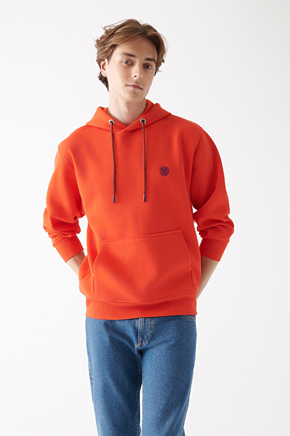 Mavi Erkek Sweatshirt M065809 70481 Turuncu Mavi Erkek Sweatshirt M065809 70481 Turuncu