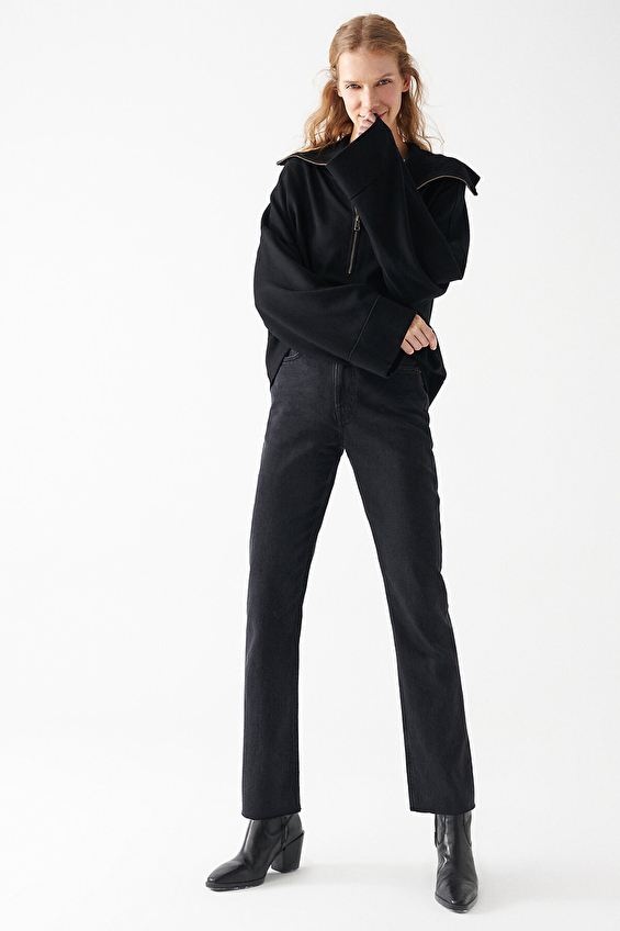 Mavi Straight Fit Kadın New York Kot Pantolon M101441 82297 Gri Mavi Straight Fit Kadın New York Kot Pantolon M101441 82297 Gri