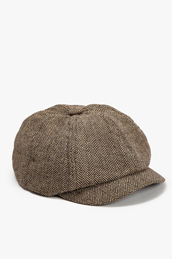 Koton Erkek Kasket Şapka 4WAM40001AA Kahverengi Koton Erkek Kasket Şapka 4WAM40001AA Kahverengi