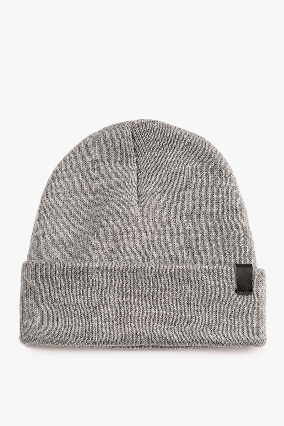 Koton Erkek Bere 4WAM50008AA Gri Koton Erkek Bere 4WAM50008AA Gri