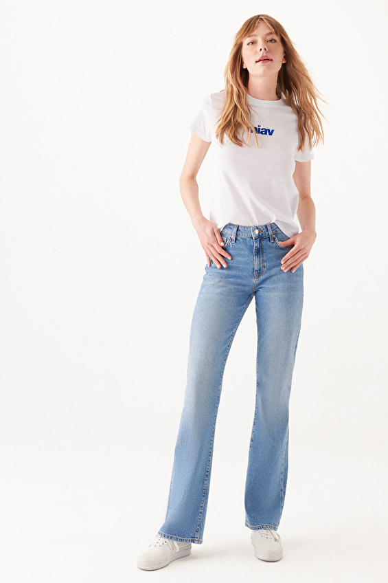 Mavi Flare Fit Kadın Miav Kot Pantolon M1010299 83039 Denım Mavi Flare Fit Kadın Miav Kot Pantolon M1010299 83039 Denım