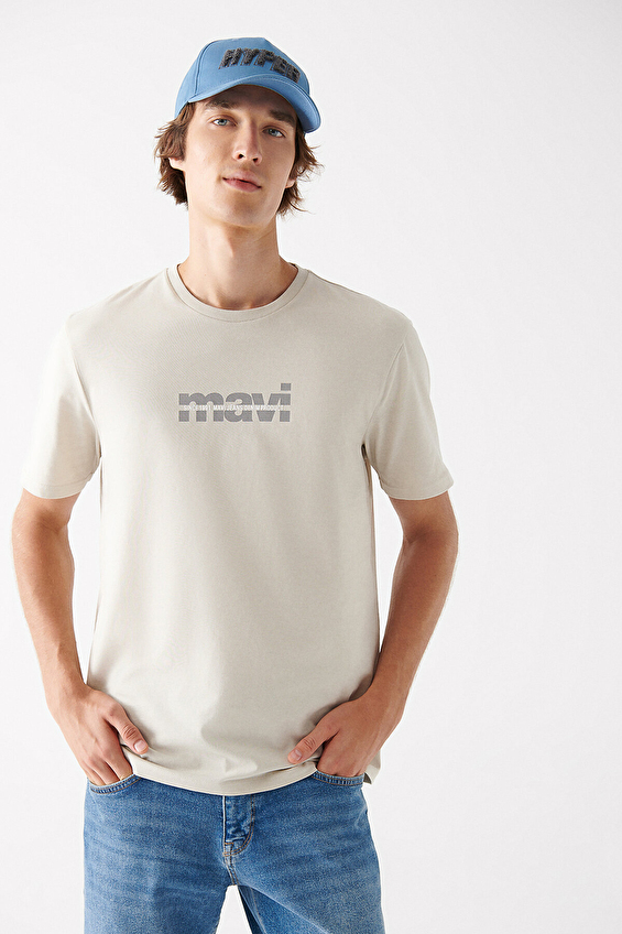 Mavi Erkek Tişört M0610943 70144 Bej Mavi Erkek Tişört M0610943 70144 Bej