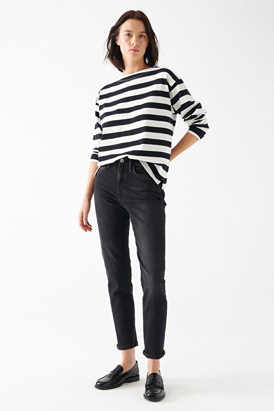 Mavi Mom Fit Kadın Star Kot Pantolon M101077 82224 Denım Mavi Mom Fit Kadın Star Kot Pantolon M101077 82224 Denım