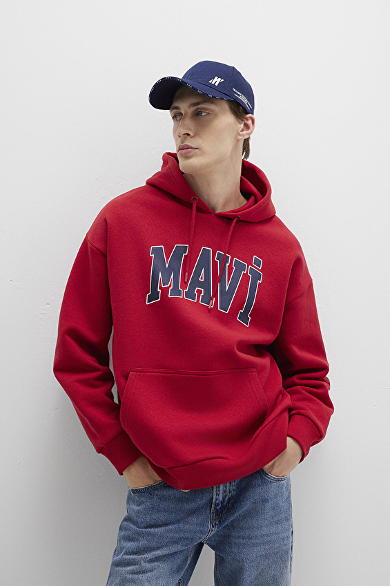 Mavi Erkek Sweatshirt M067149 70464 Kırmızı Mavi Erkek Sweatshirt M067149 70464 Kırmızı