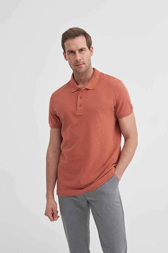 Cazador Polo Yaka Slim Fit Erkek Tişört 25YCEEO04613 Tarçın Cazador Polo Yaka Slim Fit Erkek Tişört 25YCEEO04613 Tarçın