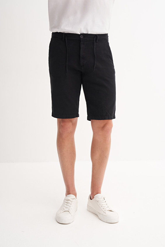 Cazador Slim Fit Erkek Bermuda 25YCEED06108 Siyah Cazador Slim Fit Erkek Bermuda 25YCEED06108 Siyah