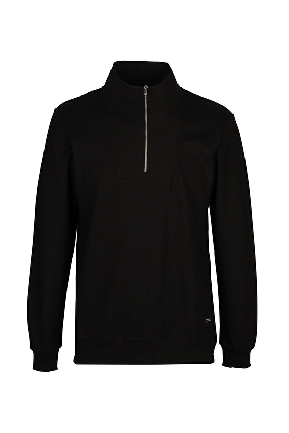 Cazador Regular Fit Erkek Sweatshırt 53075 Siyah Cazador Regular Fit Erkek Sweatshırt 53075 Siyah