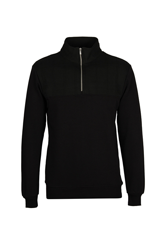 Cazador Regular Fit Erkek Sweatshırt 53415 Siyah Cazador Regular Fit Erkek Sweatshırt 53415 Siyah