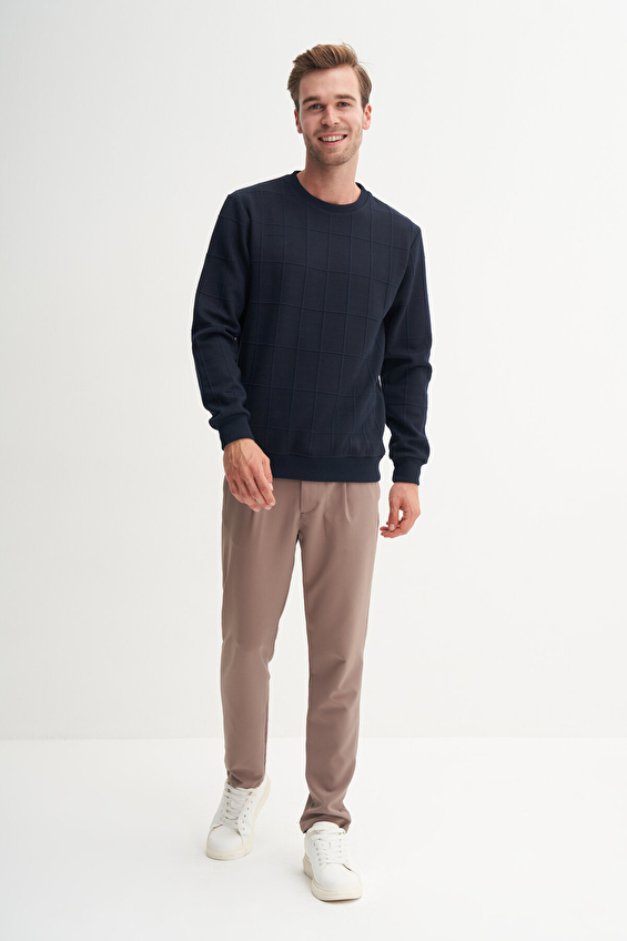 Cazador Regular Fit Erkek Sweatshırt 53455 Lacivert Cazador Regular Fit Erkek Sweatshırt 53455 Lacivert