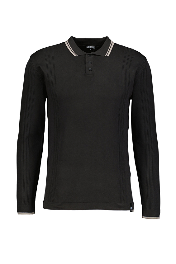 Cazador Slim Fit Erkek Kazak 33035 Siyah Cazador Slim Fit Erkek Kazak 33035 Siyah