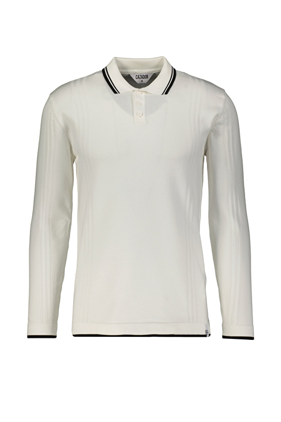 Cazador Slim Fit Erkek Kazak 33035 Ekru Cazador Slim Fit Erkek Kazak 33035 Ekru