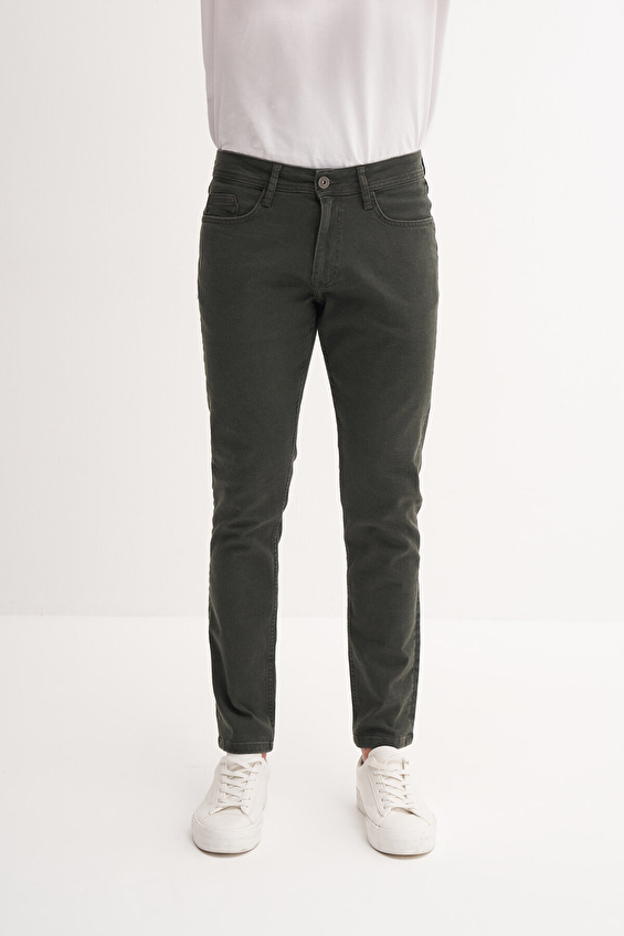 Cazador Slim Fit Erkek Pantolon 09470 Haki Cazador Slim Fit Erkek Pantolon 09470 Haki
