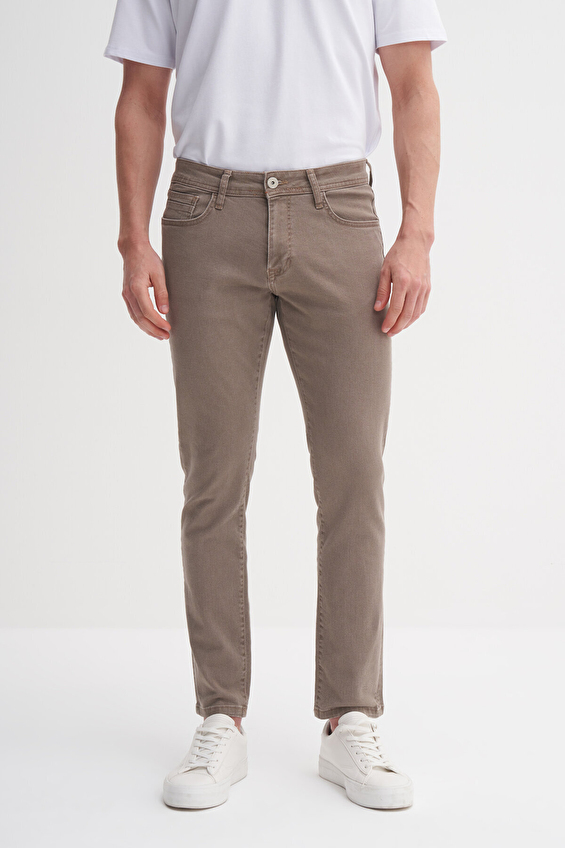 Cazador Slim Fit Erkek Pantolon 09250 Taş Cazador Slim Fit Erkek Pantolon 09250 Taş