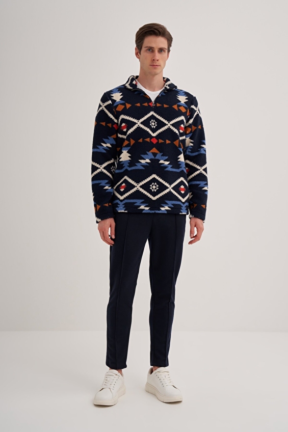 Cazador Regular Fit Erkek Sweatshırt 52440 Lacivert Cazador Regular Fit Erkek Sweatshırt 52440 Lacivert