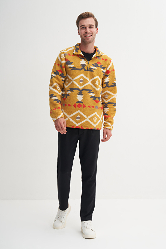 Cazador Erkek Sweatshırt 52440 Hardal Cazador Erkek Sweatshırt 52440 Hardal