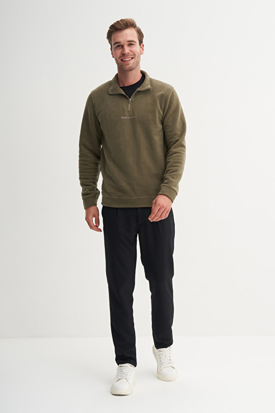 Cazador Regular Fit Erkek Sweatshırt 53200 Haki Cazador Regular Fit Erkek Sweatshırt 53200 Haki