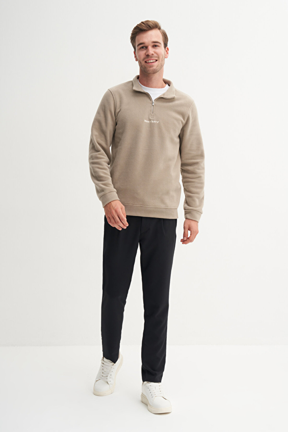 Cazador Regular Fit Erkek Sweatshırt 53200 Bej Cazador Regular Fit Erkek Sweatshırt 53200 Bej