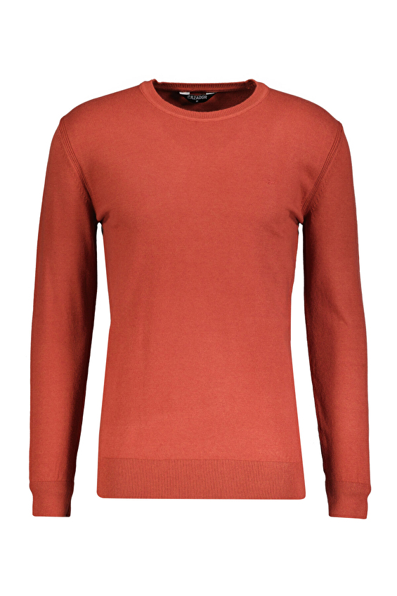 Cazador Slim Fit Erkek Kazak 33155 Kiremit Cazador Slim Fit Erkek Kazak 33155 Kiremit