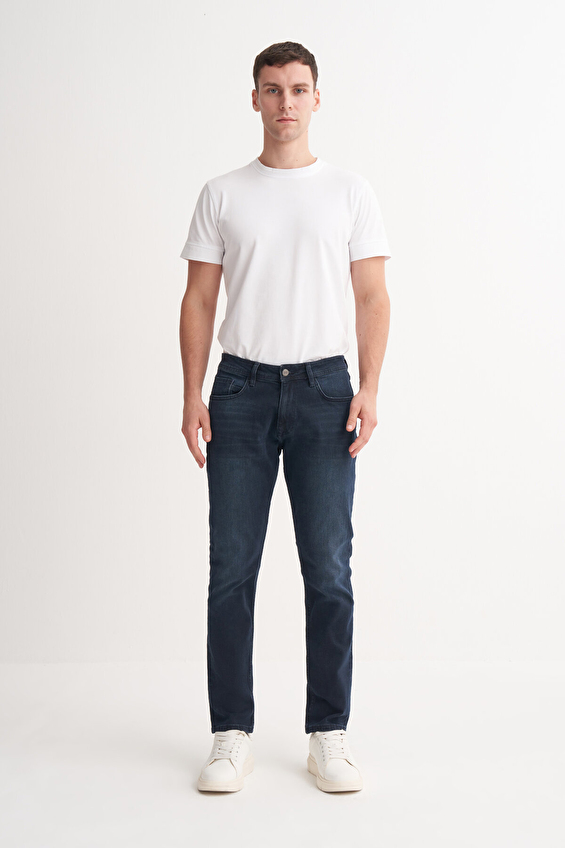 Cazador Slim Fit Erkek Pantolon 03515 Mavi Cazador Slim Fit Erkek Pantolon 03515 Mavi