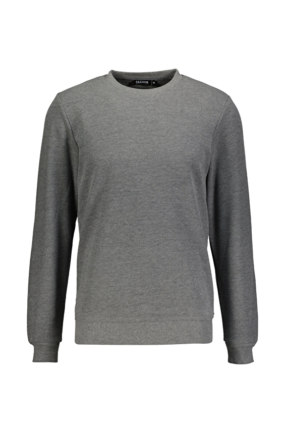Cazador Slim Fit Erkek Sweatshırt 56400 Antrasit Cazador Slim Fit Erkek Sweatshırt 56400 Antrasit