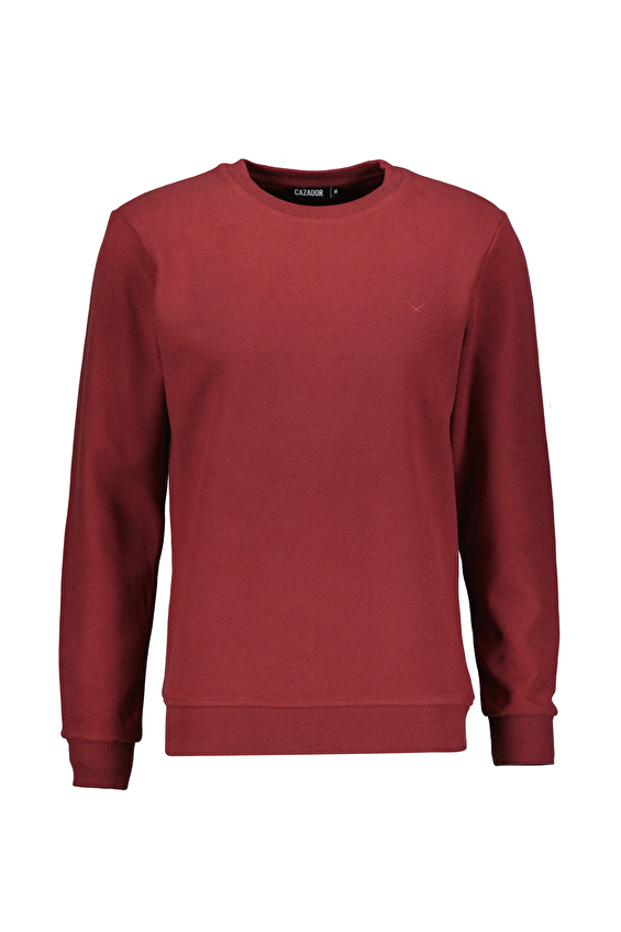 Cazador Slim Fit Erkek Sweatshırt 56400 Kırmızı Cazador Slim Fit Erkek Sweatshırt 56400 Kırmızı