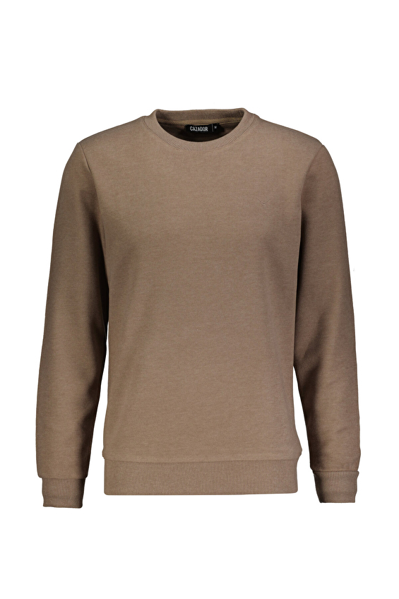 Cazador Slim Fit Erkek Sweatshırt 56400 Camel Cazador Slim Fit Erkek Sweatshırt 56400 Camel