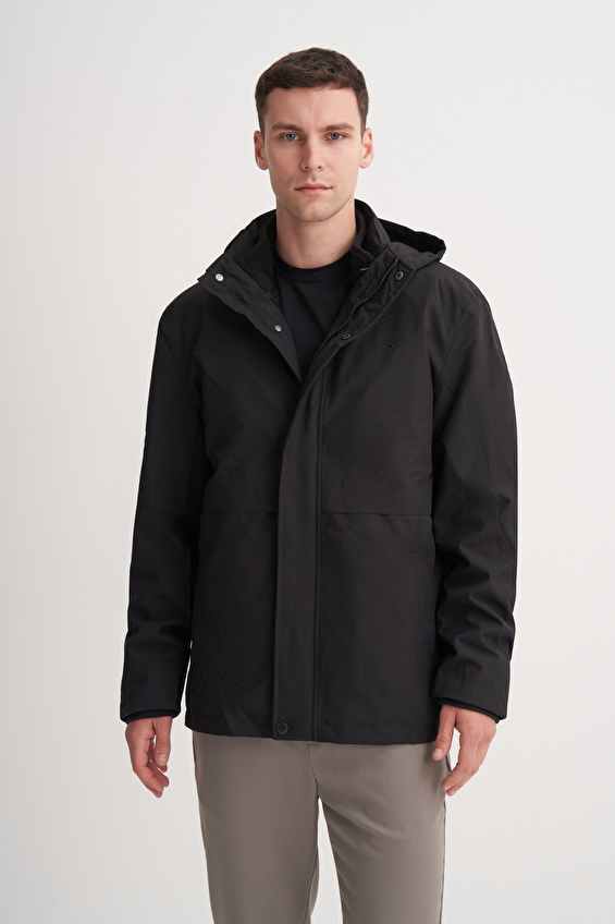 Cazador Regular Fit Erkek Mont 13300 Siyah Cazador Regular Fit Erkek Mont 13300 Siyah