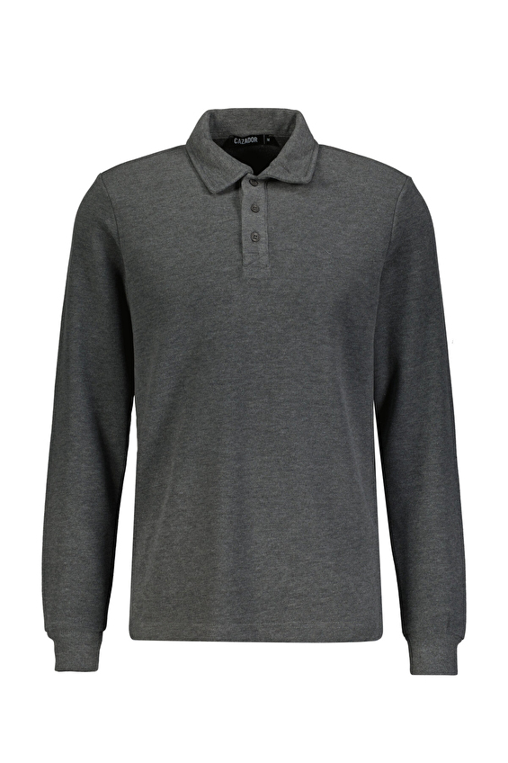 Cazador Slim Fit Erkek Sweatshırt 56460 Antrasit Cazador Slim Fit Erkek Sweatshırt 56460 Antrasit
