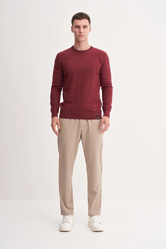 Cazador Slim Fit Erkek Kazak 33220 Bordo Cazador Slim Fit Erkek Kazak 33220 Bordo