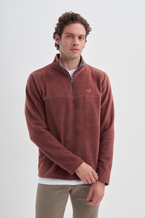 Cazador Regular Fit Erkek Sweatshırt 56320 Gül kurusu Cazador Regular Fit Erkek Sweatshırt 56320 Gül kurusu