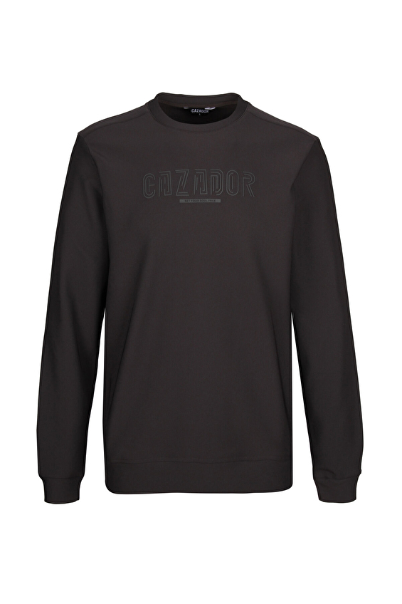 Cazador Regular Fit Erkek Sweatshırt 53300 Antrasit Cazador Regular Fit Erkek Sweatshırt 53300 Antrasit