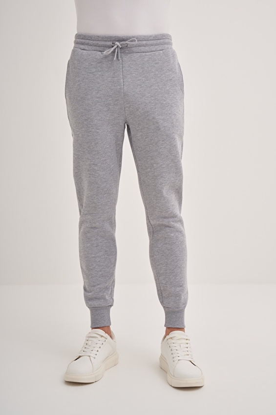 Cazador Slim Fit Erkek Eşofman Altı 86010 Gri melanj Cazador Slim Fit Erkek Eşofman Altı 86010 Gri melanj