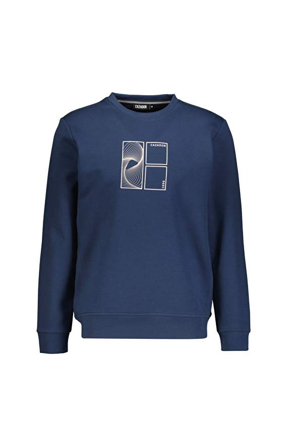 Cazador Regular Fit Erkek Sweatshırt 53290 Lacivert Cazador Regular Fit Erkek Sweatshırt 53290 Lacivert