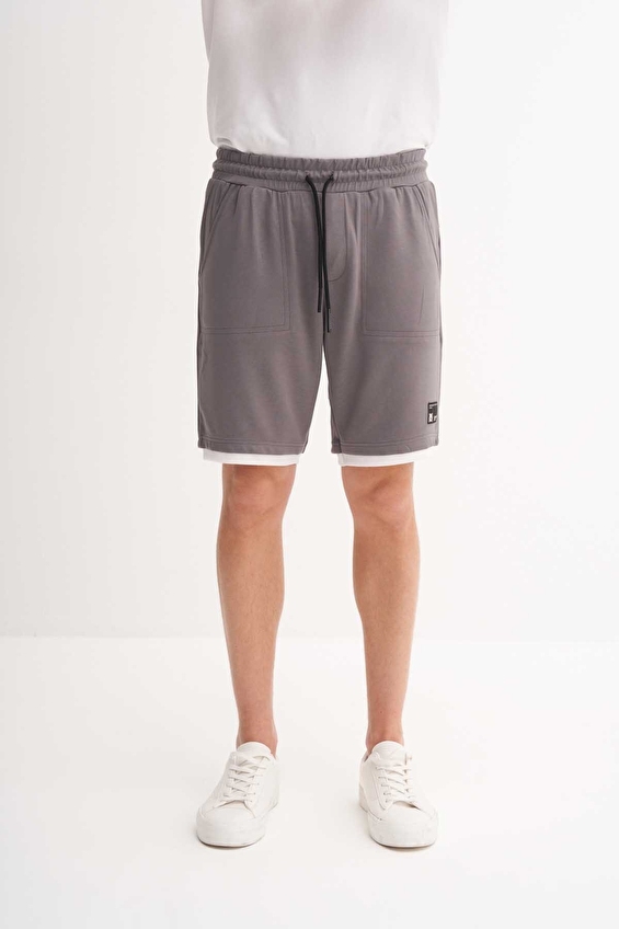 Cazador Slim Fit Erkek Bermuda 60500 Koyu gri Cazador Slim Fit Erkek Bermuda 60500 Koyu gri