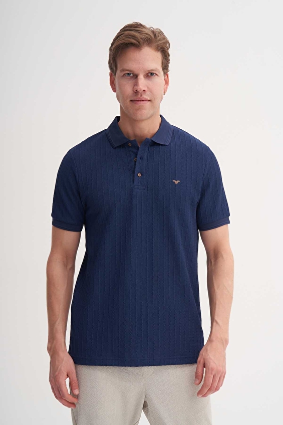 Cazador Regular Fit Erkek Tişört 40520 Lacivert Cazador Regular Fit Erkek Tişört 40520 Lacivert