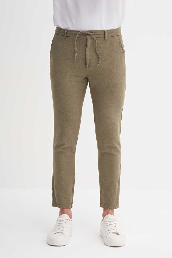 Cazador Slim Fit Erkek Pantolon 00080 Haki Cazador Slim Fit Erkek Pantolon 00080 Haki