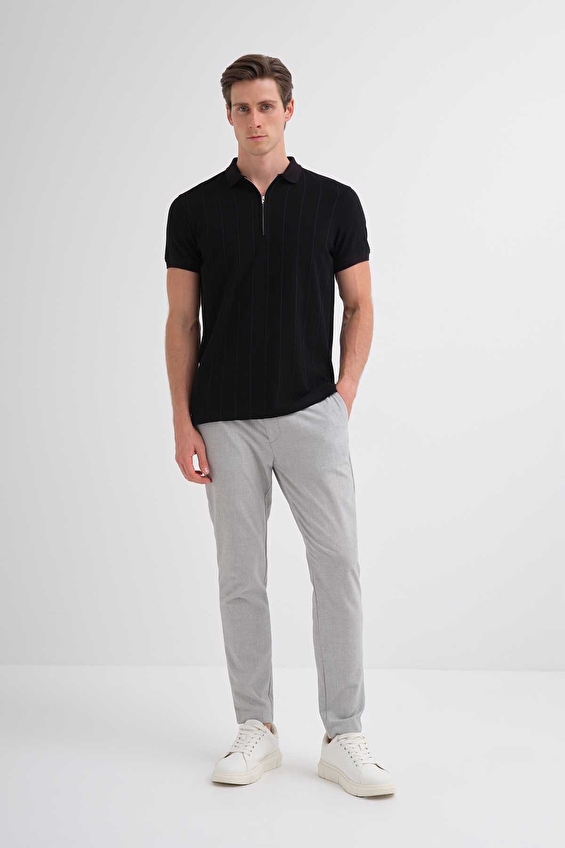 Cazador Regular Fit Erkek Tişört 42380 Siyah Cazador Regular Fit Erkek Tişört 42380 Siyah