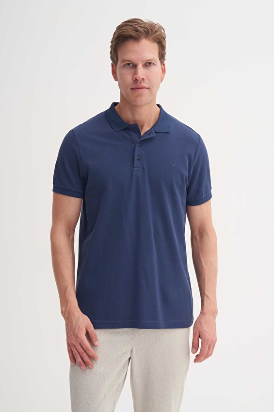 Cazador Slim Fit Erkek Tişört 46130 Indıgo Cazador Slim Fit Erkek Tişört 46130 Indıgo