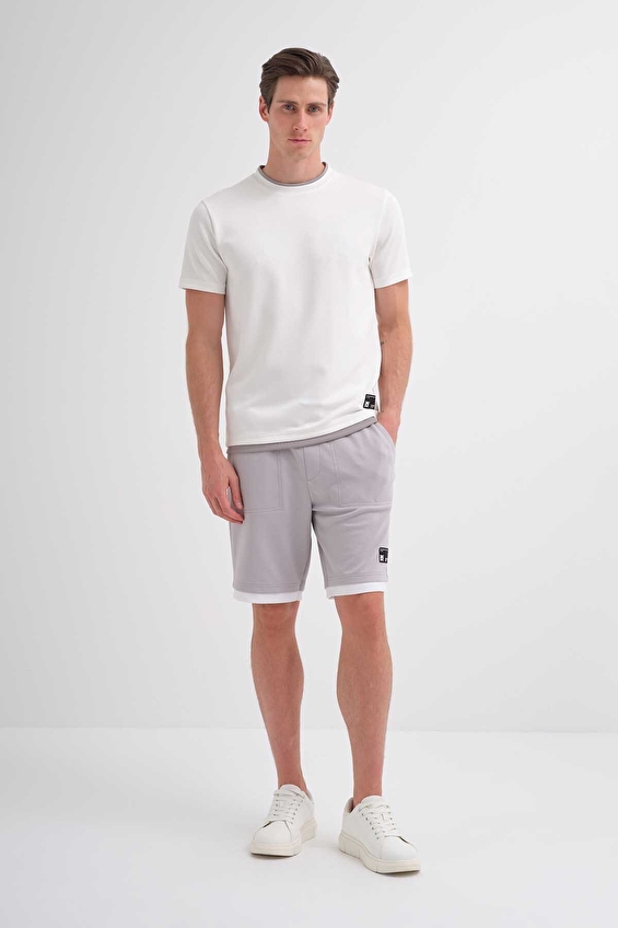 Cazador Regular Fit Erkek Tişört 40030 Ekru Cazador Regular Fit Erkek Tişört 40030 Ekru