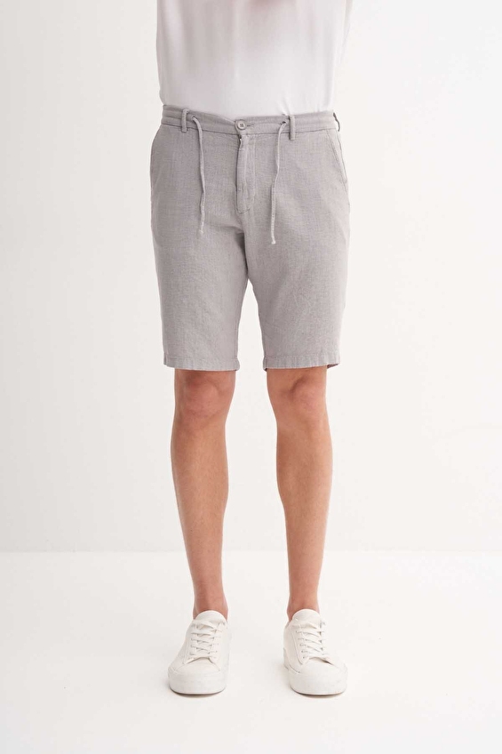 Cazador Slim Fit Erkek Bermuda 61080 Gri Cazador Slim Fit Erkek Bermuda 61080 Gri