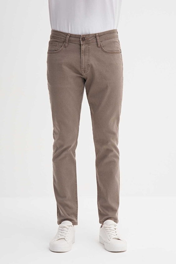 Cazador Slim Fit Erkek Pantolon 09450 Taş Cazador Slim Fit Erkek Pantolon 09450 Taş