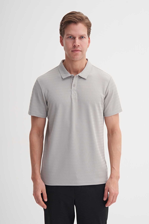 Cazador Regular Fit Erkek Tişört 40480 Gri Cazador Regular Fit Erkek Tişört 40480 Gri