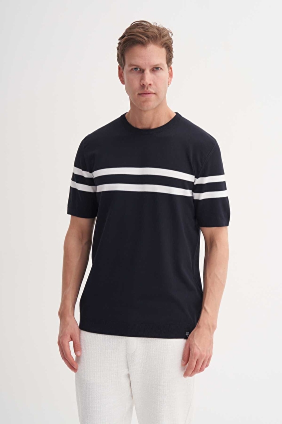 Cazador Regular Fit Erkek Tişört 30360 Lacivert Cazador Regular Fit Erkek Tişört 30360 Lacivert